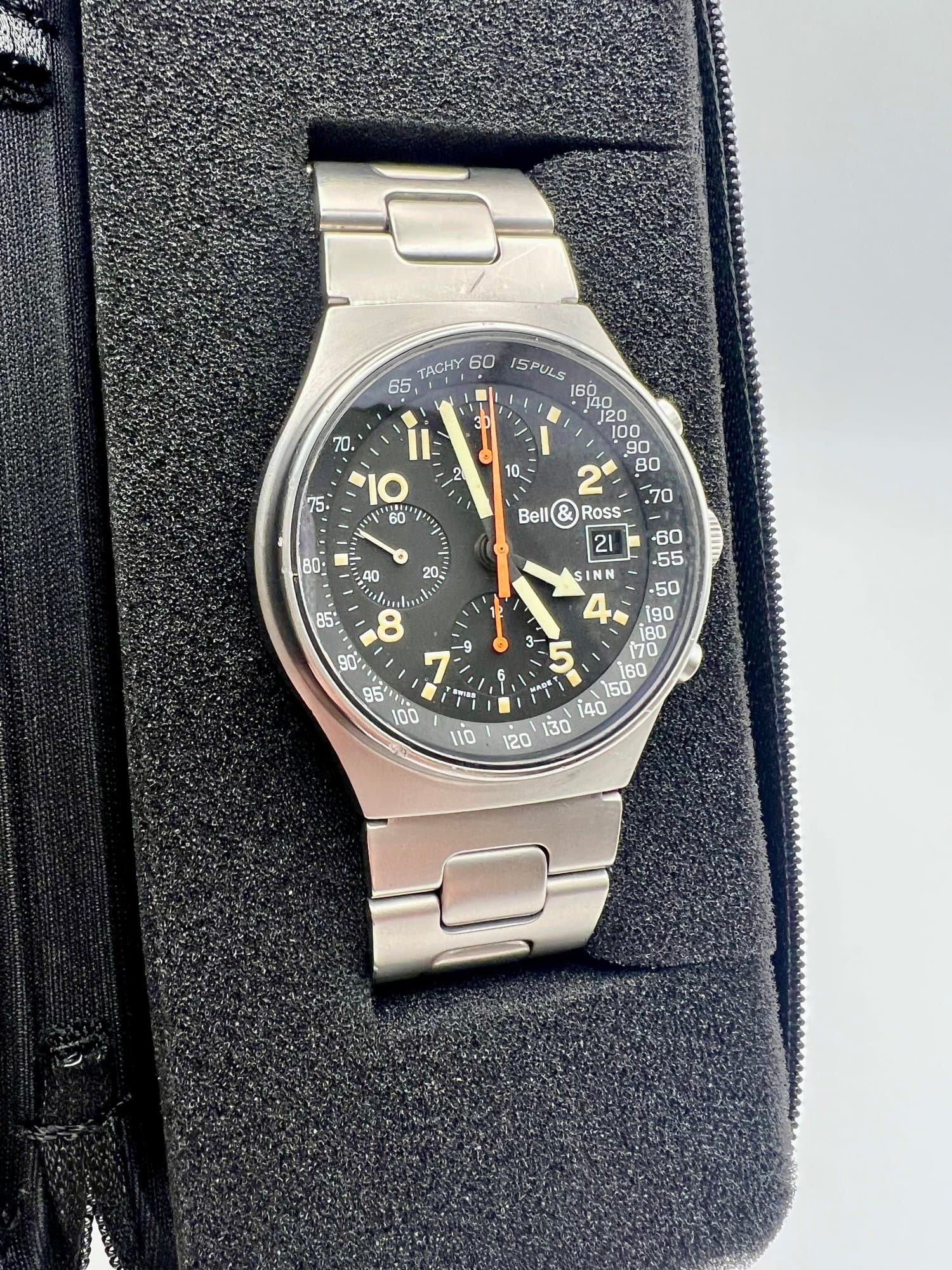 Sinn Bell & Ross 144 St GMT Chronograph 1990s