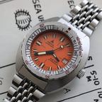 Beads-of-rice bracelet: Doxa Sub, Expandro