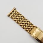 Beads-of-rice bracelet: Forstner, gold-plated 7-row