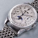 Beads-of-rice bracelet: Patek 1518, steel