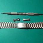 Omega bracelet: 1125, later service bracelet