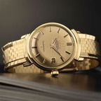 Omega bracelet: Grand Luxe, brick bracelet, 1950s to 1966