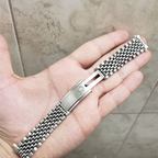 Omega bracelet: JB Champion, sliding clasp, late 1950s to 1960s
