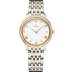 Omega De Ville 434.25.30.60.52.002 · silver, diamonds