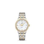 Omega De Ville 424.25.33.20.55.001 · white mother-of-pearl, diamonds