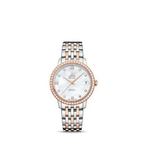 Omega De Ville 424.25.33.20.55.002 · white mother-of-pearl, diamonds