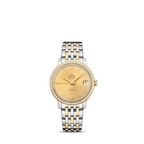 Omega De Ville 424.25.33.20.58.001 · champagne, diamonds
