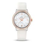 Omega De Ville 424.27.33.20.55.001 · white mother-of-pearl, diamonds