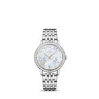 Omega De Ville 424.55.33.20.55.003 · white mother-of-pearl, diamonds