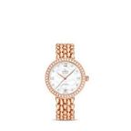 Omega De Ville 424.55.33.20.55.007 · white mother-of-pearl, diamonds