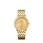 Omega De Ville 424.55.37.20.58.001 · champagne, diamonds