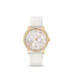 Omega De Ville 424.57.37.20.55.001 · white mother-of-pearl, diamonds