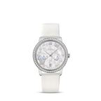 Omega De Ville 424.57.37.20.55.002 · white mother-of-pearl, diamonds