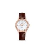 Omega De Ville 424.58.33.20.55.001 · white mother-of-pearl, diamonds