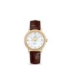 Omega De Ville 424.58.33.20.55.002 · white mother-of-pearl, diamonds