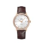Omega De Ville 424.58.40.20.52.003 · silver, diamonds
