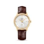 Omega De Ville 424.58.40.21.52.001 · silver, diamonds
