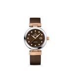 Omega De Ville 425.22.34.20.63.001 · brown, diamonds