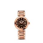 Omega De Ville 425.60.34.20.63.001 · brown, diamonds