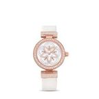 Omega De Ville 425.67.34.20.55.009 · white mother-of-pearl, diamonds